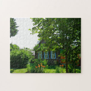 Nature Landscape Rural Village Hut House Jigsaw Puzzle