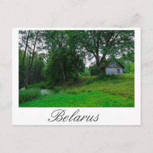 Nature Landscape Rural Village Hut House Postcard