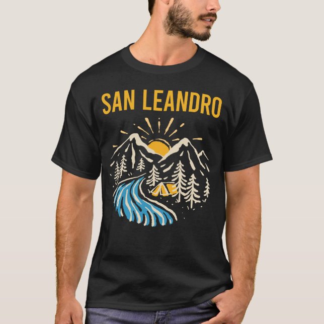 Nature Landscape San Leandro T-Shirt (Front)