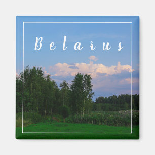 Nature Landscape Scenery Forest Belarus Magnet
