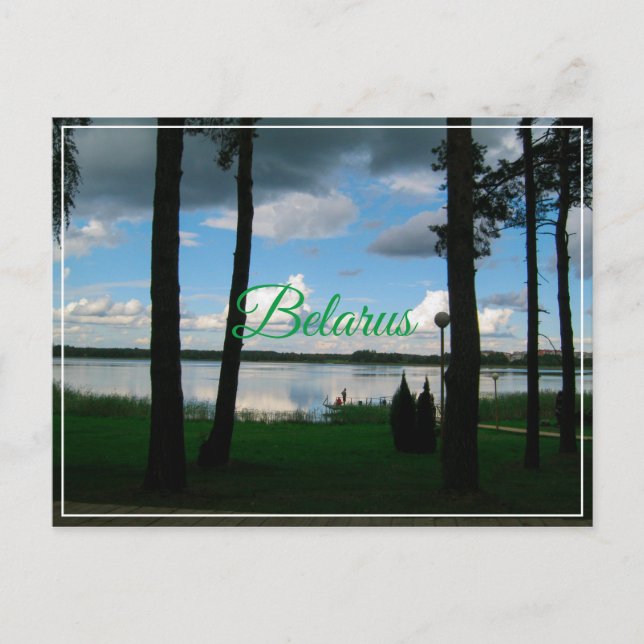 Nature Landscape Scenery Lake Sky Belarus Postcard (Front)