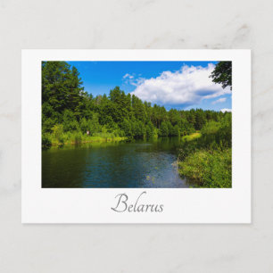 Nature Landscape Scenery Lake Sky Belarus Postcard