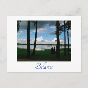 Nature Landscape Scenery Lake Sky Belarus Postcard