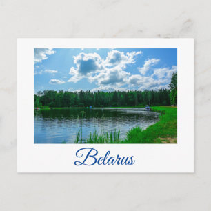 Nature Landscape Scenery Lake Sky Belarus Postcard