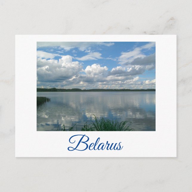 Nature Landscape Scenery Lake Sky Belarus Postcard (Front)