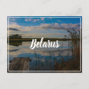Nature Landscape Scenery Lake Sky Belarus Postcard