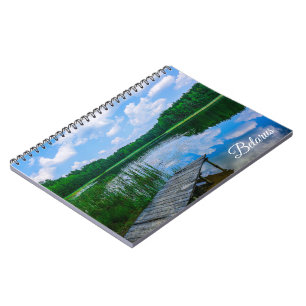 Nature Landscape Scenery Rural Belarus Lake Forest Notebook