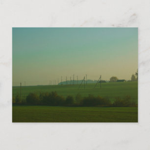 Nature Landscape Scenery Rural Belarus Postcard