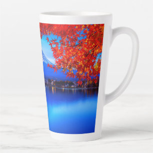 Nature Landscape with Blue Background-20230 Latte Mug