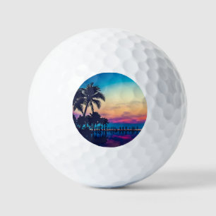 Nature Landscape with Pool Palm Trees-25925 Golf Balls