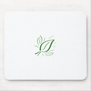 Nature Leaf Green Mini - Mouse Pad