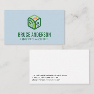 Nature Logo   Landscaping Garden Business Card