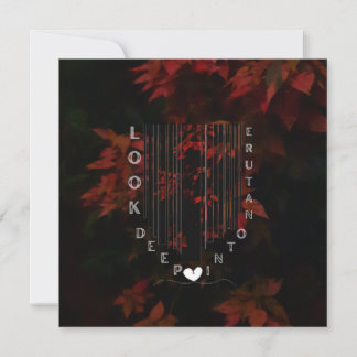 Nature Love Modern Invitation