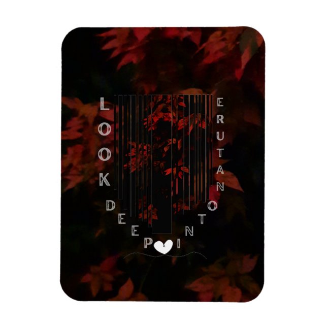 Nature Love Modern Magnet (Vertical)