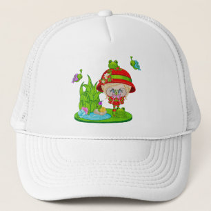Nature Lover Frog Faery Trucker Hat
