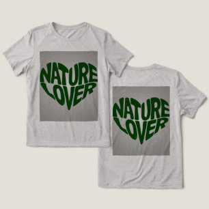 Nature Lover Green Grey T-Shirt Tri-Blend Shirt
