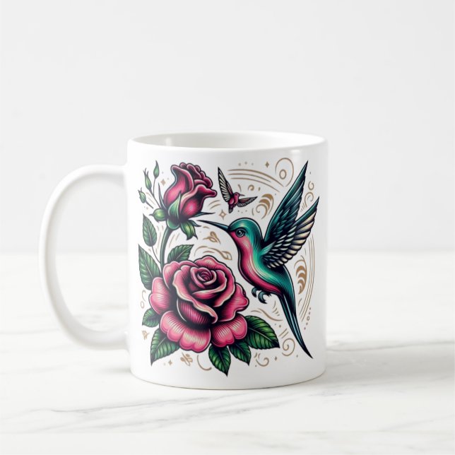 Nature Lover Mug Mountain Forest Coffee Cup (Left)