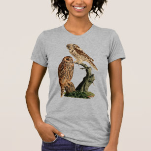 Nature Lover Perching Owls Birds Animals Women's T-Shirt