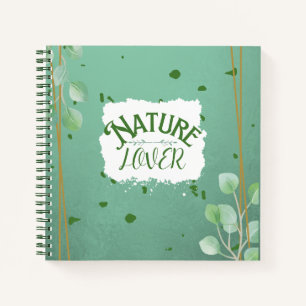 Nature Lover Spiral Notebook Blank Page Journal