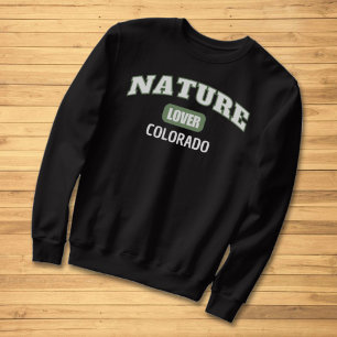 Nature Lover Your State Typography Sweatshirt