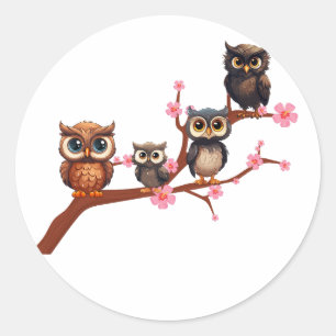 Nature Lovers, Nature Art, Birthdays Classic Round Sticker