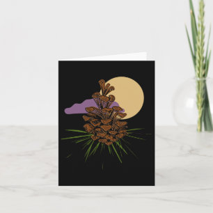 Nature Lovers Outdoor Hiking Camping Forest Pineco Card