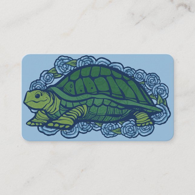 Nature Lovers Turtle Art Turtles                   Enclosure Card (Front)