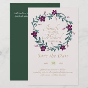 Nature Lovers Wedding Foral Greenery Rustic Boho