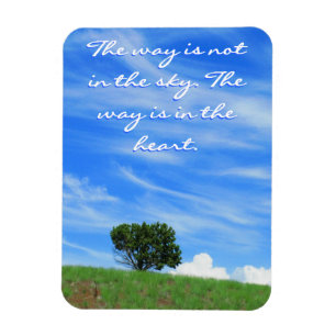 Nature Magnet--Lone Tree on Hillside Magnet