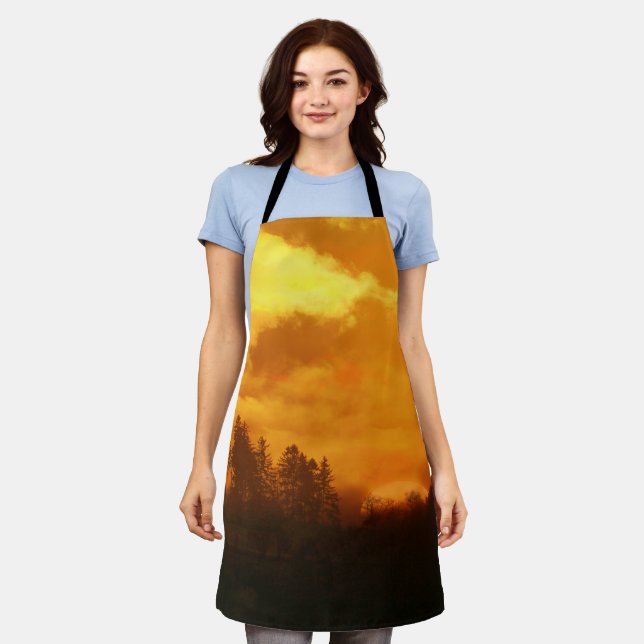 NATURE MORNING SUNRISE  APRON (Worn)