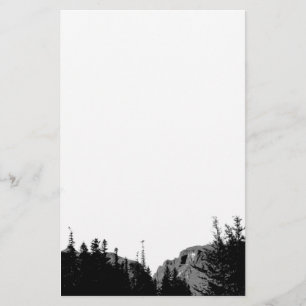 Nature/Mountain in B&W Stationery