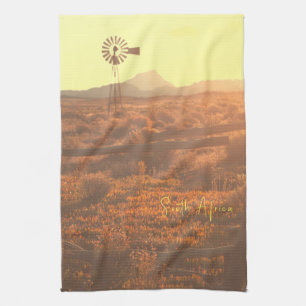 Nature Mountain South Africa ZA Wind Pump Tea Towel