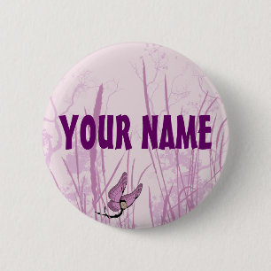Nature Name Tag 6 Cm Round Badge