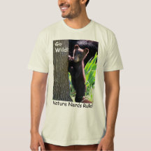 Nature Nerds Rule Bear Adult Shirt