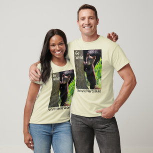 Nature Nerds Rule Bear Adult Shirt