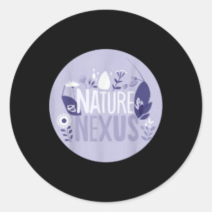 Nature Nexus - Harmonic Nature For Environmental P Classic Round Sticker