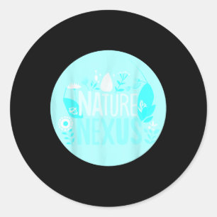 Nature Nexus - Harmonic Nature For Environmental P Classic Round Sticker