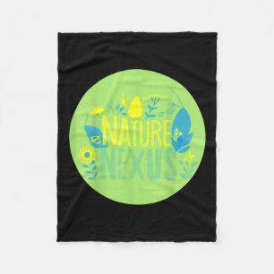 Nature Nexus - Harmonic Nature For Environmental P Fleece Blanket