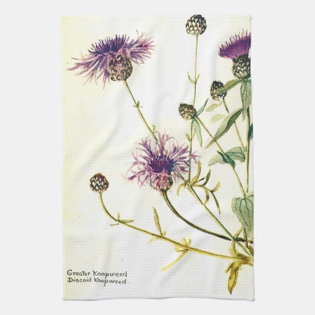 Nature Notes by Edith Holden Tea Towel (Vertical)