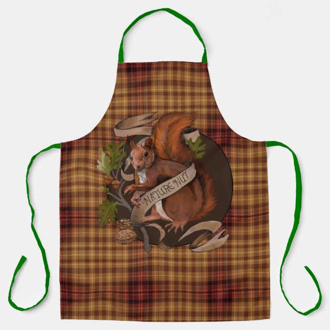 Nature Nut Squirrel  Apron (Front)