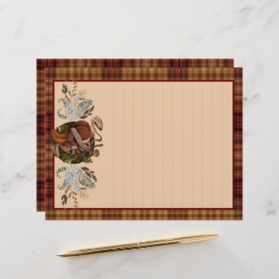 Nature Nut Squirrel Custom Letterhead