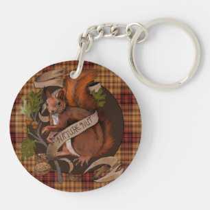 Nature Nut Squirrel  Key Ring