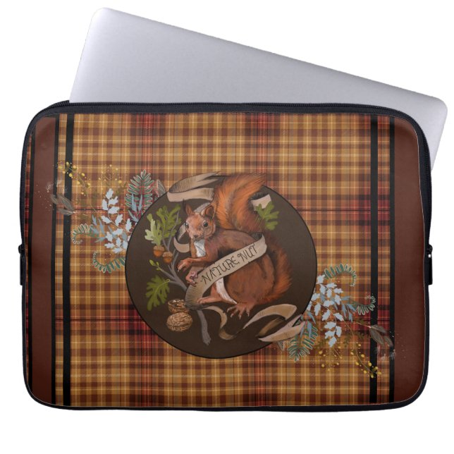 Nature Nut Squirrel  Laptop Sleeve (Front)