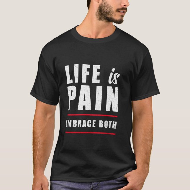 Nature of Life. Motivational. Strong. Fitness Desi T-Shirt (Front)