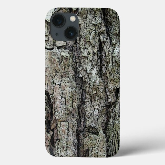 Nature Old Pine Bark Case-Mate iPhone Case (Back)