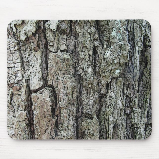 Nature Old Pine Bark Mouse Pad (Front)