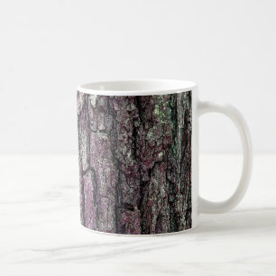 Nature Old Pine Bark Purple Coffee Mug