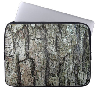 Nature Old Pine Tree Bark Laptop Sleeve