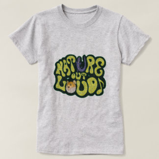 Nature Out Loud women's tee full colour logo