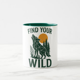 Nature & Outdoor Freedom Art Two-Tone Coffee Mug